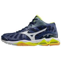 Mizuno Buty Do Siatkówki Wave Tornado X Mid Bluedepths Wht Syellow 43. Buty do biegania męskie marki Mizuno. W wyprzedaży za 404.00 zł.