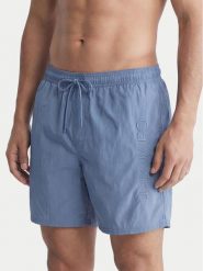 Calvin Klein Swimwear Szorty kąpielowe LV00N61029 Niebieski Regular Fit. Niebieskie kąpielówki męskie Calvin Klein Swimwear, m, bez wzorów, z syntetyku. Za 289.99 zł.