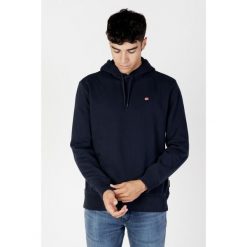 Bluza turystyczna męska Napapijri. Niebieskie bluzy nierozpinane męskie Napapijri, l, bez wzorów, bez ramiączek, bez kaptura. Za 328.40 zł.