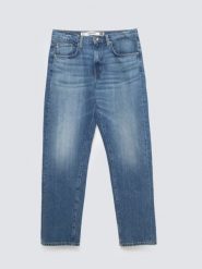 Jeansy męskie z prostą nogawką niebieskie Brandon 191. Niebieskie jeansy męskie Big Star, bez wzorów, z bawełny, casualowe. Za 349.99 zł.