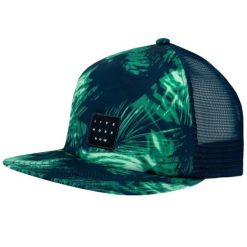 Czapka z daszkiem Unisex Buff Trucker Cap. Zielone czapki męskie Buff, bez wzorów, z elastanu, sportowe. W wyprzedaży za 97.93 zł.