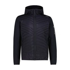 Kurtka puchowa z przypiętym kapturem CMP. Brązowe kurtki męskie CMP, bez wzorów, z puchu, sportowe, bez ramiączek, z kapturem. Za 372.00 zł.