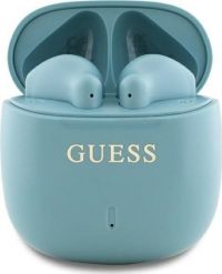 Słuchawki Guess Guess Bluetooth headphones GUTWSJ14ESGQ TWS + docking station turquoise/turquoise Printed Classic Logo. Słuchawki bluetooth Guess. Za 145.96 zł.