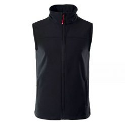 Kamizelka męska Softshell Hi-Tec Luman - czarna, Rozmiar XL. Czarne kurtki softshell męskie Hi-tec, m, bez wzorów, z materiału, bez kaptura. Za 94.99 zł.
