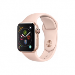 APPLE Watch Series 4 GPS, 40mm koperta w kolorze złotym z paskiem sportowym w kolorze piaskowego różu. Krokomierze Apple. Za 1,848.00 zł.