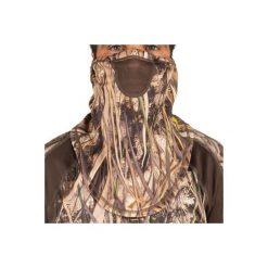 Komin myśliwski lekki 500 camo. Zielone szaliki męskie SOLOGNAC, bez wzorów, z elastanu, sportowe. Za 39.99 zł.