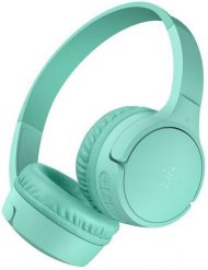 Belkin SoundForm Mini Zestaw słuchawkowy Przewodowy i Bezprzewodowy Opaska na głowę Połączenia/muzyka Bluetooth Miętowy. Zielone słuchawki bluetooth Belkin. Za 147.32 zł.