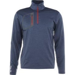 Polo Ralph Lauren Golf LONGSLEEVE Bluza winter navy heather. Niebieskie bluzy bez kaptura męskie Polo Ralph Lauren Golf, z elastanu. Za 549.00 zł.