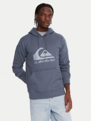 Quiksilver Bluza Comp Logo EQYFT05053 Niebieski Regular Fit. Niebieskie bluzy nierozpinane męskie Quiksilver, m, bez wzorów, z bawełny, bez ramiączek, bez kaptura. Za 269.99 zł.