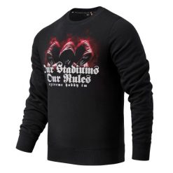 Bluza męska EXTREME HOBBY FANATICS. Czarne bluzy nierozpinane męskie EXTREME HOBBY, l, bez wzorów, z bawełny, klasyczne, bez ramiączek, bez kaptura. Za 229.00 zł.