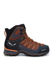 Salewa Trekkingi Ms Mnt Trainer Lite Mid Gtx GORE-TEX 61359-0927 Brązowy. Brązowe buty trekkingowe męskie Salewa, bez wzorów, z gore-texu, bez zapięcia, trekkingowe, gore-tex. Za 899.99 zł.
