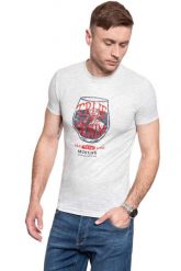 MUSTANG Aaron C Print 1009512 2064. T-shirty męskie Mustang, m, bez wzorów, bez kołnierzyka, bez ramiączek. W wyprzedaży za 39.99 zł.