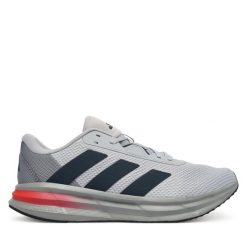 Buty do biegania adidas. Szare buty do biegania męskie ADIDAS, bez wzorów, bez zapięcia, do biegania. Za 239.99 zł.
