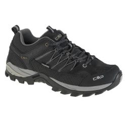Buty trekkingowe męskie CMP RIGEL LOW. Czarne buty trekkingowe męskie CMP, bez wzorów, sportowe, bez obcasa, bez zapięcia. W wyprzedaży za 359.99 zł.