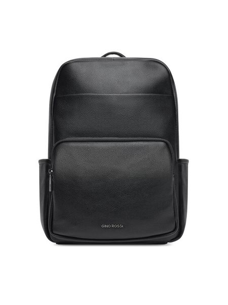 Gino Rossi Plecak GIN-L-003-07 Czarny. Czarne plecaki męskie Gino Rossi, bez wzorów, ze skóry. Za 239.99 zł.