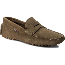 Mokasyny TOMMY JEANS - Driver EM0EM00040 Timber Wolf 248. Mokasyny męskie marki Tommy Jeans. W wyprzedaży za 299.00 zł.