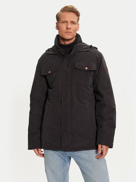 Wrangler Kurtka zimowa 112357266 Czarny Regular Fit. Czarne kurtki męskie Wrangler, na zimę, m, bez wzorów, z syntetyku, bez ramiączek, bez kaptura. Za 409.99 zł.