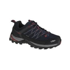 Buty trekkingowe CMP Rigel. Czerwone buty zimowe męskie CMP, bez wzorów, z materiału, sportowe, bez obcasa, bez zapięcia. W wyprzedaży za 359.99 zł.