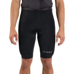 Spodenki rowerowe męskie ATTABO Kiro. Czarne szorty sportowe męskie ATTABO, bez wzorów, sportowe. Za 110.00 zł.