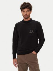 C.P. Company Sweter 19CMKN061A110432A Czarny Regular Fit. Czarne kardigany męskie C.P. Company, m, bez wzorów, z syntetyku, bez ramiączek. Za 1,189.00 zł.