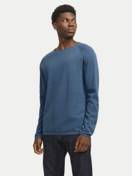 Jack & Jones Sweter Hill 12157321 Niebieski Regular Fit. Niebieskie kardigany męskie Jack & Jones, l, bez wzorów, z bawełny, bez ramiączek. Za 139.99 zł.