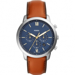 Zegarek FOSSIL - Neutra Chrono FS5453 Brown/Silver. Zegarki męskie marki Fossil. Za 509.00 zł.
