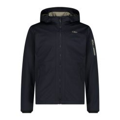 Kurtka męska turystyczna CMP 39A5027. Szare kurtki męskie CMP, l, bez wzorów, z softshellu, sportowe, bez ramiączek, z kapturem. Za 383.60 zł.