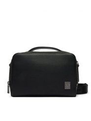 Calvin Klein Saszetka Emblem Hw Camera Bag LV04D3291G Czarny. Czarne torby męskie na ramię Calvin Klein, bez wzorów, ze skóry. Za 409.99 zł.