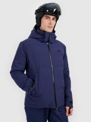 4F Kurtka narciarska membrana 15000 męska - granatowa L. Niebieskie kurtki narciarskie i snowboardowe męskie 4f, na zimę, l, bez wzorów, z materiału, bez kaptura, narciarskie, primaloft. Za 999.99 zł.