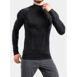 Bluza termoaktywna meska Brubeck Cooler. Czarne bluzy nierozpinane męskie Brubeck, bez wzorów, sportowe, bez ramiączek, bez kaptura. Za 206.09 zł.