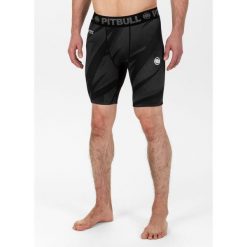 Spodenki męskie Pitbull kompresyjne Dot Camo II. Szare szorty sportowe męskie PITBULL, bez wzorów. Za 139.00 zł.