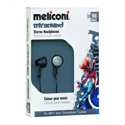 Słuchawki Meliconi EP100 (497350). Szare słuchawki douszne Meliconi. Za 29.99 zł.