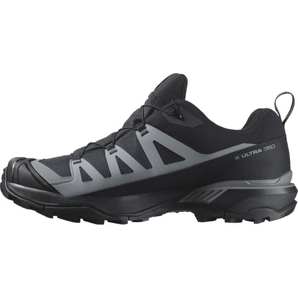 Buty trekkingowy X Ultra 360 Gore-Tex. Czarne buty trekkingowe męskie Salomon, bez wzorów, z gore-texu, bez zapięcia, trekkingowe, gore-tex. Za 628.00 zł.