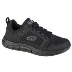 Buty sportowe Sneakersy męskie, Track-Knockhill. Czarne buty sportowe na co dzień męskie Skechers, m, bez wzorów, sportowe, bez ramiączek, bez kaptura, trekkingowe. Za 249.99 zł.