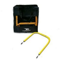 Torba na tyczki łukowe płotki sprzęt treningowy Yakimasport. Czarne torby męskie na ramię YAKIMASPORT, bez wzorów, sportowe. Za 49.00 zł.