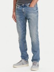 Tommy Jeans Jeansy Scanton DM0DM21005 Niebieski Slim Fit. Niebieskie jeansy męskie Tommy Jeans, bez wzorów, z bawełny. Za 359.99 zł.