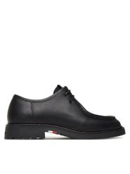 Tommy Hilfiger Półbuty Comfort Lwt Moc Toe FM0FM05588 Czarny. Czarne codzienne półbuty męskie Tommy Hilfiger, bez wzorów, ze skóry, bez obcasa, bez zapięcia. Za 479.99 zł.