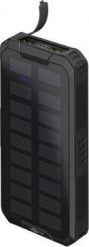 Powerbank Goobay Powerbank z baterią słoneczną do szybkiego ładowania na zewnątrz 20.000 mAh (USB-C PD, QC 3.0). Powerbanki Goobay. Za 152.74 zł.