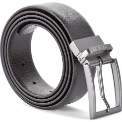 Pasek Męski BOSS - Olarion 50375314 Black 002. Czarne paski męskie Boss, w paski, ze skóry. W wyprzedaży za 369.00 zł.
