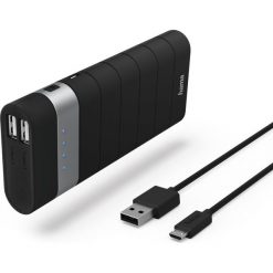 Powerbank Hama Power Pack Joy 13000 mAh czarny 2x2,1A (001374940000). Powerbanki HAMA. Za 110.21 zł.