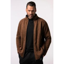 Męska Bluza rozpinana z dzianiny i polaru. Brązowe bluzy z polaru męskie JAY-PI, m, bez wzorów, z dzianiny, sportowe, bez ramiączek, bez kaptura. Za 294.99 zł.