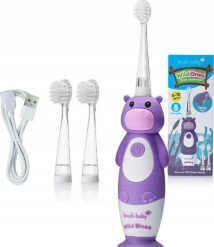 Szczoteczka Brush-baby WildOnes Hippo Fioletowa. Fioletowe szczoteczki elektryczne Brush-baby. Za 139.81 zł.