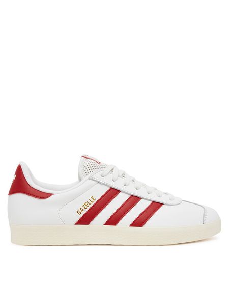 Adidas Sneakersy Gazelle JH5399 Biały. Białe buty sportowe na co dzień męskie ADIDAS, m, bez wzorów, ze skóry, bez ramiączek, bez kaptura. Za 319.99 zł.