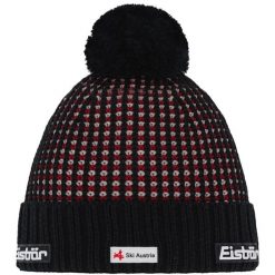 Czapka Eisbar Flow OS Pompon MÜ RL SKA. Czarne czapki męskie Eisbar, bez wzorów, sportowe. W wyprzedaży za 199.00 zł.