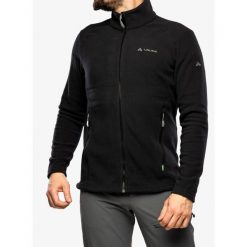 Bluza polarowa męska Vaude Rosemoor Fleece Jacket II. Czarne bluzy z polaru męskie Vaude, m, z aplikacjami, z polaru, bez ramiączek, bez kaptura. Za 345.99 zł.