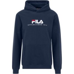 Bluza sportowa męska Fila Brunssum. Białe bluzy nierozpinane męskie Fila, m, bez wzorów, z kapturem. Za 298.86 zł.