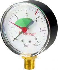 Diamond ciśnieniomierz TYP:418 50 mm ART.418.50-10. Ciśnieniomierze Diamond. Za 23.63 zł.