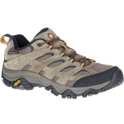 Buty trekkingowe męskie Merrell Moab 3 Gtx. Brązowe buty do biegania męskie Merrell, bez wzorów, z gumy, bez zapięcia, do biegania. Za 704.00 zł.