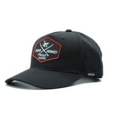 Czapka Trucker - 5 Paneli - Poliester z recyklingu (Czarny). Czarne czapki męskie SURF MONKEY, bez wzorów, z poliesteru, sportowe. Za 159.95 zł.