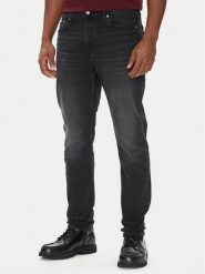 Calvin Klein Jeans Jeansy LV04RB754G Czarny Slim Fit. Czarne jeansy męskie Calvin Klein Jeans, bez wzorów, z bawełny. Za 369.99 zł.